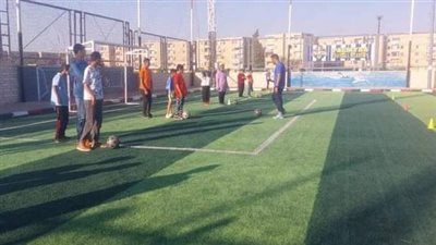 يوم رياضي لتعليم مهارات كرة القدم لذوي القدرات والهمم بمراكز شباب العاشر من رمضان