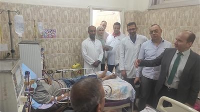 وكيل صحة القليوبية في جولة تفقدية بمستشفي حميات بنها 