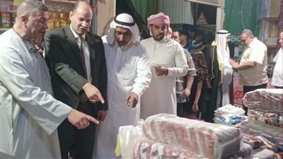 رئيس مدينة دهب يفتتح المعرض الدائم لمحاربة الغلاء