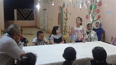 لقاء أدبي في قصر ثقافة الطفل بالخارجة