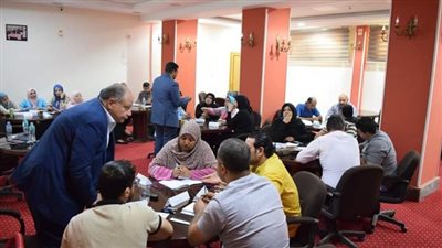 تدريب مقيمين التميز الحكومي بجامعة بنى سويف