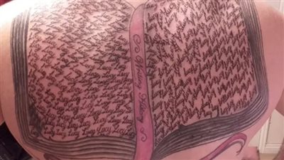 رسمه 667 مرة على جسده.. بريطاني يدخل موسوعة جينيس بسبب اسم ابنته
