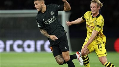تعادل مثير بين باريس سان جيرمان وبوروسيا دورتموند في الشوط الأول 