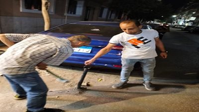 حي شرق  اسيوط يشن حملة مكبرة بشارع الرشيدي