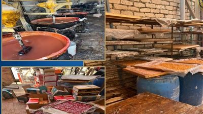 ضبط كميات كبيرة من 