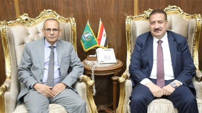   محافظ المنوفية يلتقى رئيس القسم القضائي الجديد