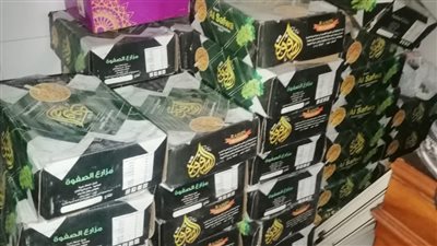 التحفظ علي نصف طن زبيب مجهول المصدر بدمياط 