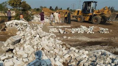 استمرار حملات إزالة البناء المخالف بالشرقية
