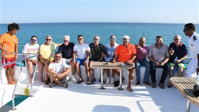 جولة بحرية لنجوم مهرجان الغردقة لسينما الشباب