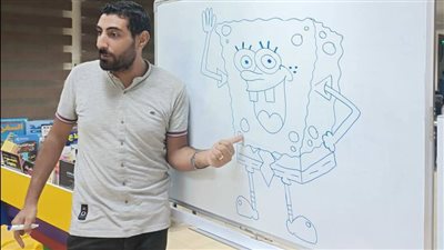 ورش تعليم رسم للأطفال بأسيوط (صور)