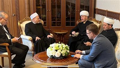 علام يعقد مباحثات مع مفتي روسيا الاتحادية
