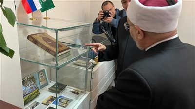 المفتي يقوم بجولة تفقدية بجامعة موسكو الإسلامية