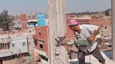 حملات يومية لإزالة تعديات البناء المخالف بالشرقية