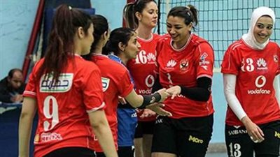 مجموعة الأهلي بدوري سيدات الطائرة