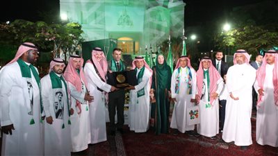 السفير أسامة نقلي يقيم حفل استقبال للمواطنين السعوديين بمناسبة اليوم الوطني الـ 93