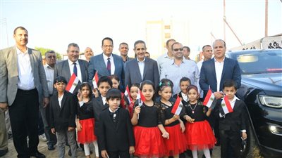 محافظ الغربية يفتتح مدرسة كوم النجار ببسيون