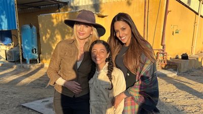 مايا طلام وعمرو سعد في الجونة السينمائي بـ المعزة