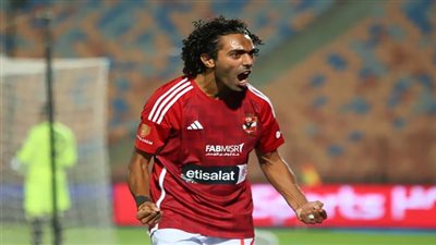 الأهلي يتقدم على سانت جورج في الشوط الأول بأقدام الشحات 