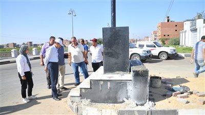 محافظ الغربية يتفقد فرش وتجهيز مجمع الخدمات الحكومية بنهطاي 
