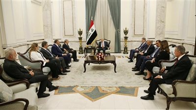 وفد من اتحاد المحامين العرب يلتقي الرئيس العراقي على هامش الاجتماع الطارئ
