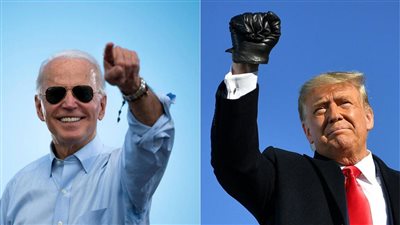 ترامب يتقدم على بايدن في 