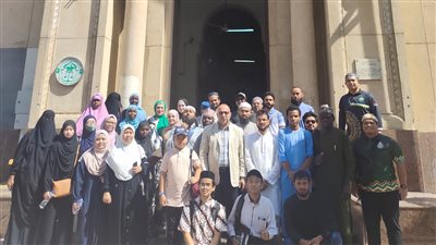 الوافدون الجدد يستكملون زيارتهم لجامعة الأزهر