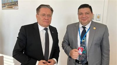 لقاءات ثنائية لرئيس هيئة المحطات النووية خلال المؤتمر العام للوكالة الدولية 