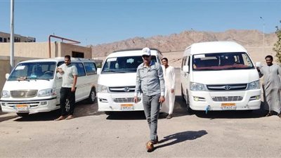 صور.. بدء إنتظام العمل بسرفيس دهب