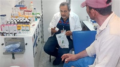 قافلة التأمين الطبي تختتم أعمالها بمدينة رأس البر 