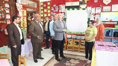 محافظ بني سويف يتفقد استعدادات استقبال العام الدراسي الجديد