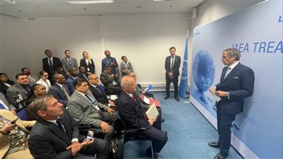 تسليم الصك الخاص باتفاقية الأمان النووي بالمؤتمر العام للوكالة الدولية للطاقة الذرية