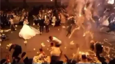 عاجل.. مصرع وإصابة 450 في حريق قاعة أفراح.. عُرس تحول لمقبرة جماعية