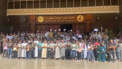 مكتبة مصر تشارك الأوقاف فى احتفالية ذكرى المولد النبوي الشريف بمطروح