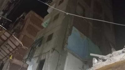  ذعر وفزع في الجمرك .. انهيار عقار جديد بغرب الاسكندرية 