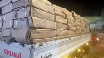 ضبط 21 طن أسماك ماكريل منتهية الصلاحية داخل إحدى الثلاجات بإيتاى البارود 