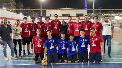 الصيد يهزم الزمالك ببطولة منطقة الجيزة لكرة الطائرة 17سنة ناشئين