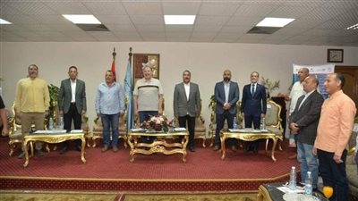 وكيل شباب أسيوط يشهد تكريم فريق 