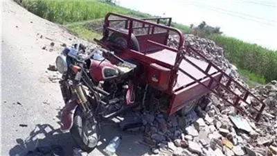 إصابة 8 أشخاص في انقلاب تروسيكل بكفر الشيخ