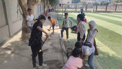 مركز شباب بنى زيد يتجمل بيد طلائع أسيوط