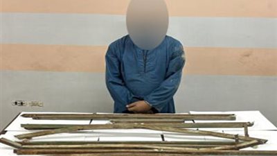 ضبط مرتكب واقعة سرقة قطع حديدية أعلى أحد المحاور بالجيزة