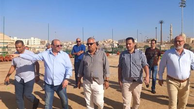 وكيل شباب ورياضة القليوبية يتابع تجهيزات الاحتفال بذكرى انتصار أكتوبر بالعبور