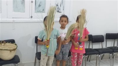 ثقافة بولاق بالخارجة تنظم معرض لمنتجات الخوص 