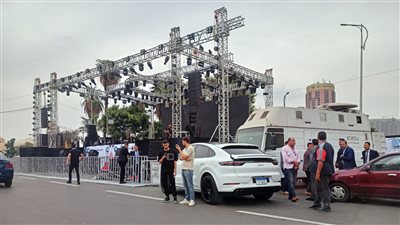 ميدان الجلاء بالدقي يتجهز لاحتفالات نصر أكتوبر 2023.. صور