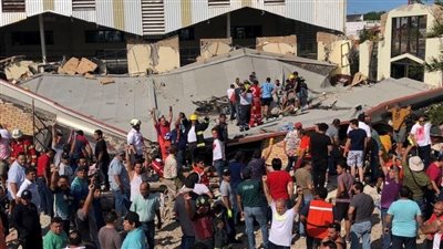 ارتفاع حصيلة ضحايا انهيار كنيسة في المكسيك 