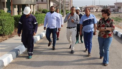 رئيس مياه أسيوط يتفقد محطة الوليدية 