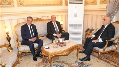 النائب العام يستقبل رئيس الجهاز المركزي للمحاسبات ونائبه