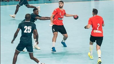 يد الأهلي تهزم جي إس كي ببطولة إفريقيا