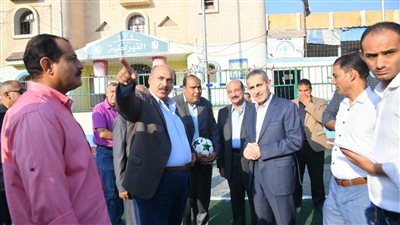 محافظ الغربية يفتتح ثلاث ملاعب لكرة القدم بالمحلة الكبرى 
