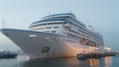 ميناء بورسعيد السياحي يستقبل السفينة NAUTICA على متنها 638 راكب