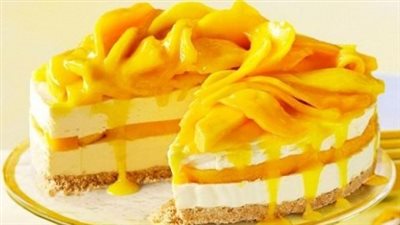 على خطى المطاعم.. طريقة عمل تشيز كيك بالمانجو اللذيذة